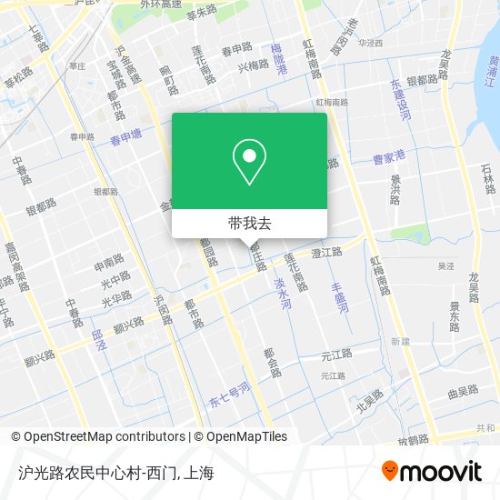沪光路农民中心村-西门地图
