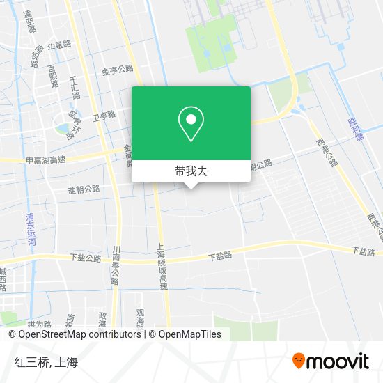 红三桥地图