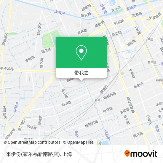 来伊份(家乐福新南路店)地图