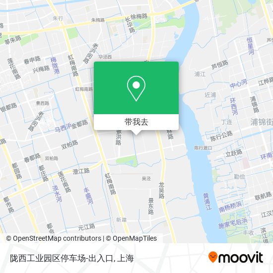 陇西工业园区停车场-出入口地图