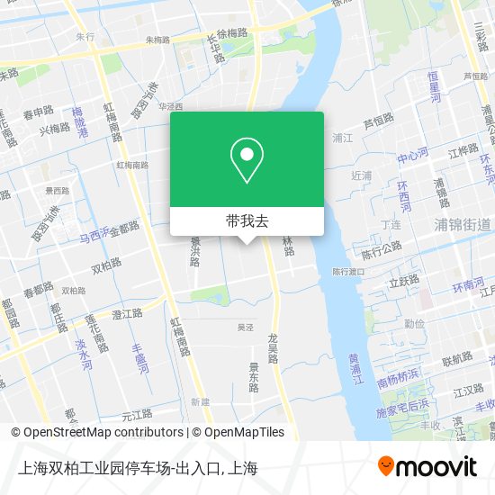 上海双柏工业园停车场-出入口地图