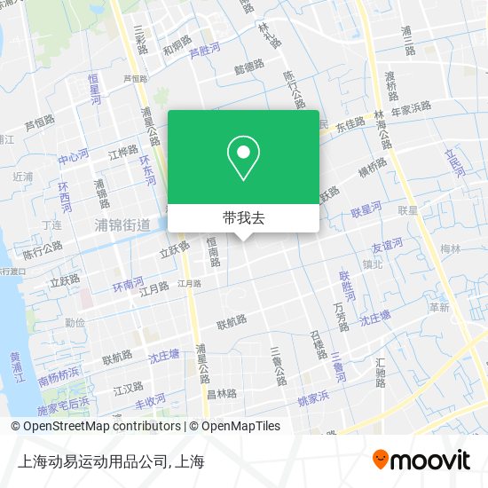上海动易运动用品公司地图