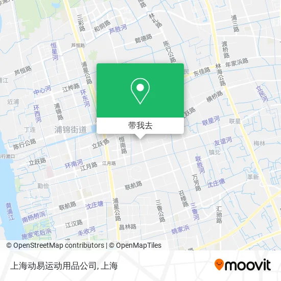 上海动易运动用品公司地图