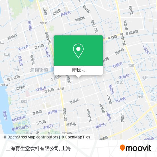 上海育生堂饮料有限公司地图