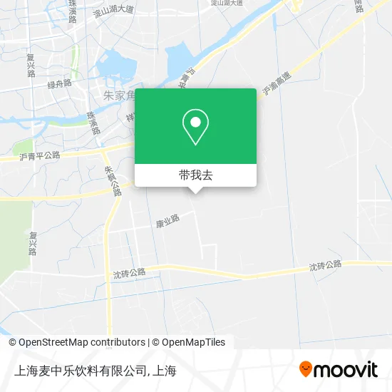 上海麦中乐饮料有限公司地图