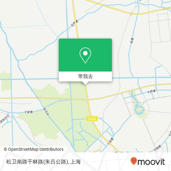 松卫南路干林路(朱吕公路)地图