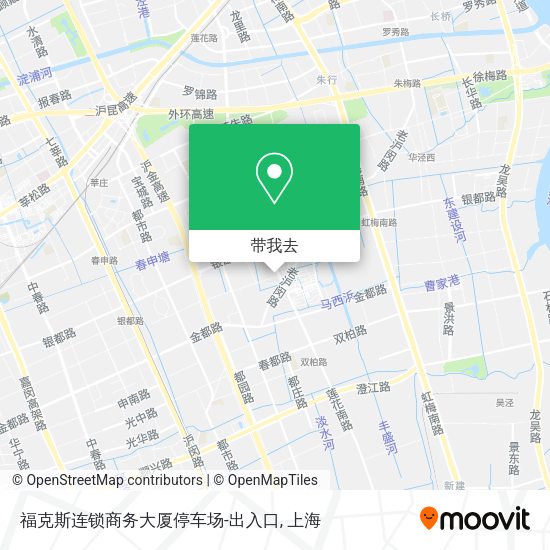 福克斯连锁商务大厦停车场-出入口地图