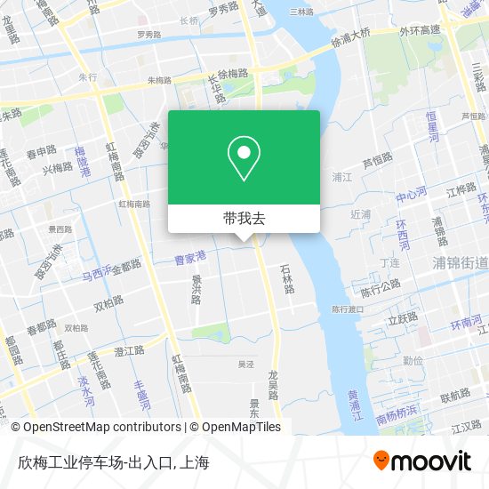 欣梅工业停车场-出入口地图