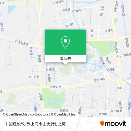 中国建设银行(上海佘山支行)地图