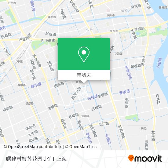 曙建村银莲花园-北门地图