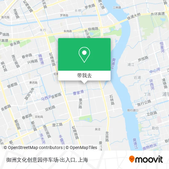御洲文化创意园停车场-出入口地图