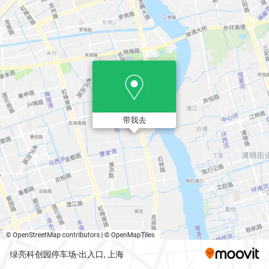 绿亮科创园停车场-出入口地图