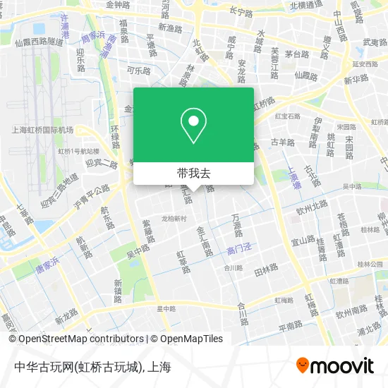 中华古玩网(虹桥古玩城)地图