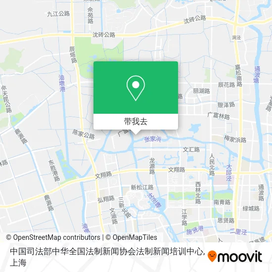 中国司法部中华全国法制新闻协会法制新闻培训中心地图