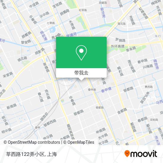 莘西路122弄小区地图