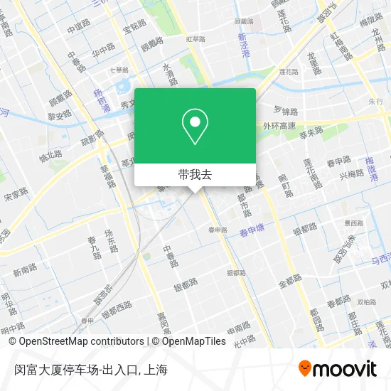 闵富大厦停车场-出入口地图