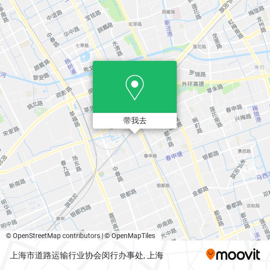 上海市道路运输行业协会闵行办事处地图