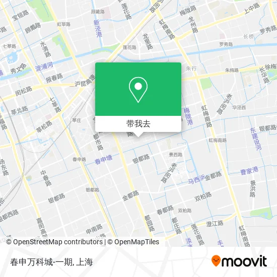 春申万科城-一期地图