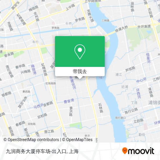 九润商务大厦停车场-出入口地图