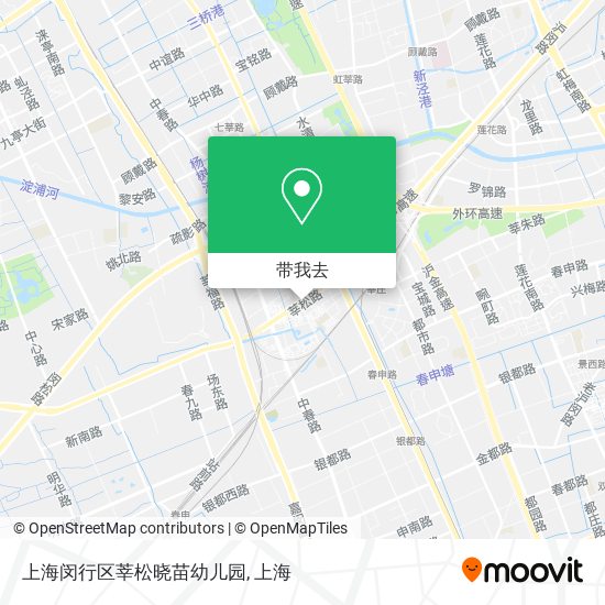 上海闵行区莘松晓苗幼儿园地图