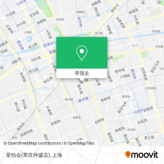 星怡会(莘庄仲盛店)地图