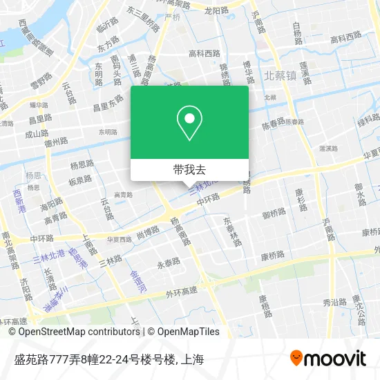 盛苑路777弄8幢22-24号楼号楼地图