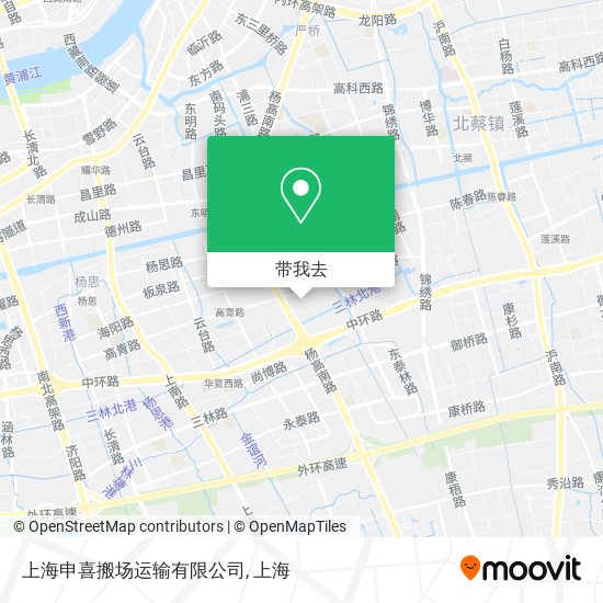上海申喜搬场运输有限公司地图