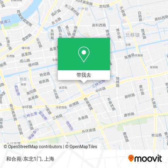 和合苑-东北1门地图