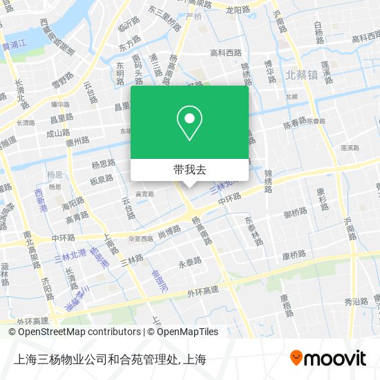 上海三杨物业公司和合苑管理处地图