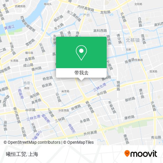 曦恒工贸地图