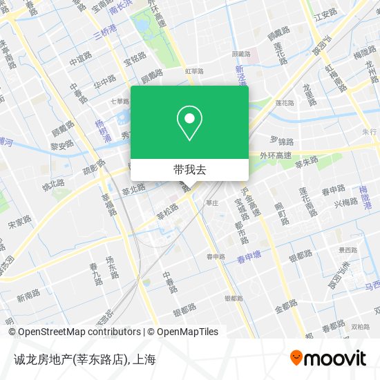 诚龙房地产(莘东路店)地图