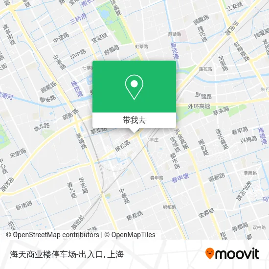 海天商业楼停车场-出入口地图