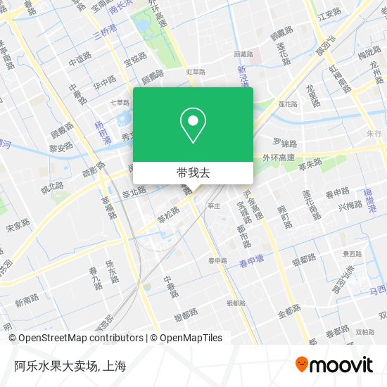 阿乐水果大卖场地图