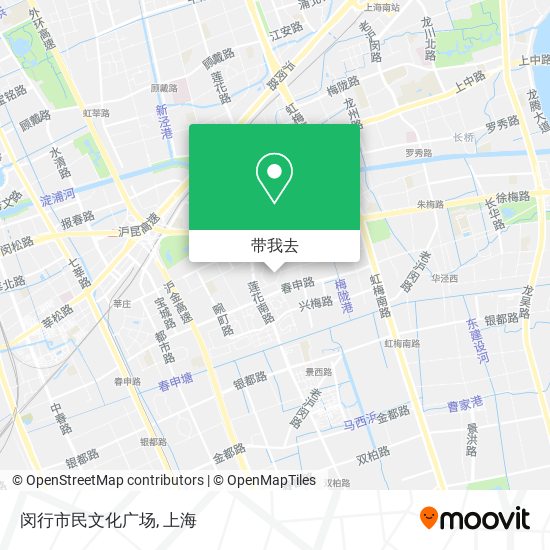 闵行市民文化广场地图