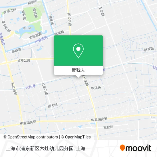 上海市浦东新区六灶幼儿园分园地图