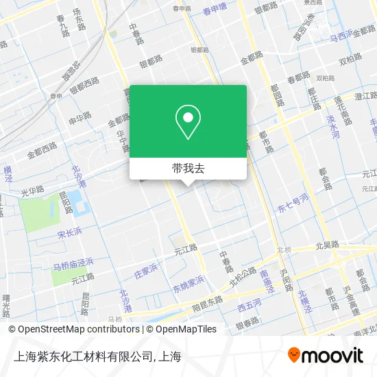 上海紫东化工材料有限公司地图