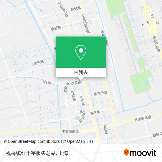 祝桥镇红十字服务总站地图