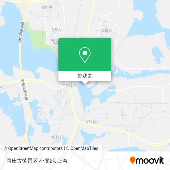 周庄古镇景区-小卖部地图