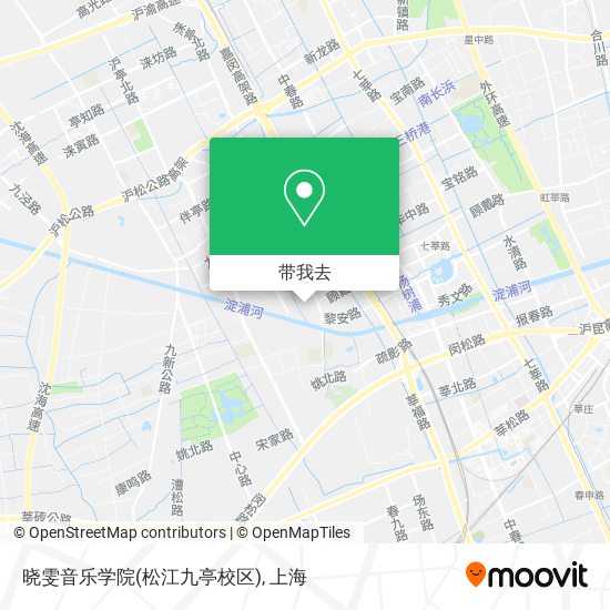 晓雯音乐学院(松江九亭校区)地图