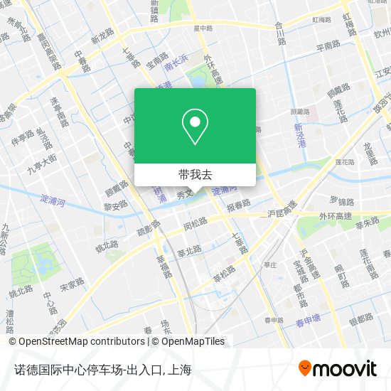诺德国际中心停车场-出入口地图