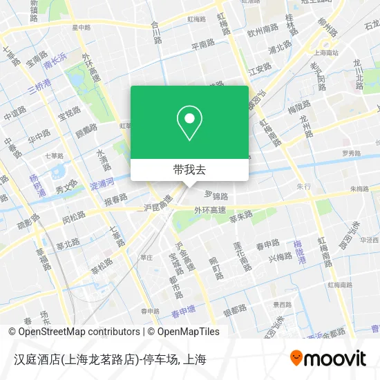 汉庭酒店(上海龙茗路店)-停车场地图