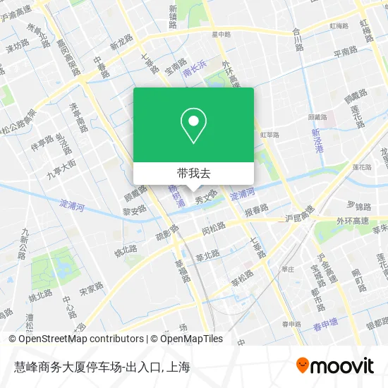 慧峰商务大厦停车场-出入口地图