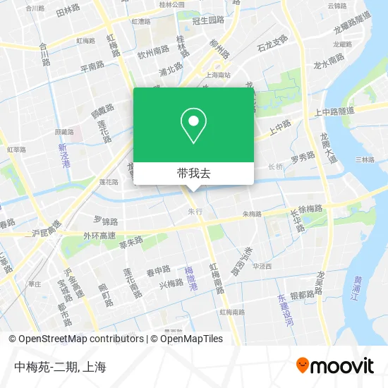 中梅苑-二期地图