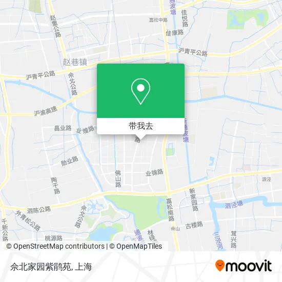佘北家园紫鹃苑地图