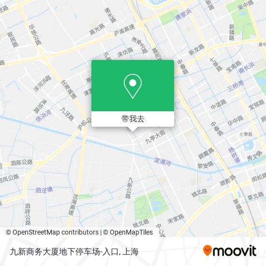 九新商务大厦地下停车场-入口地图