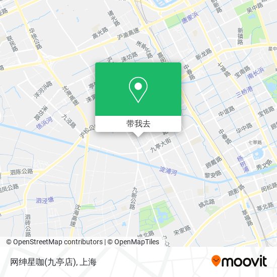 网绅星咖(九亭店)地图