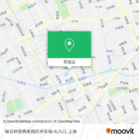 银石科技商务园区停车场-出入口地图
