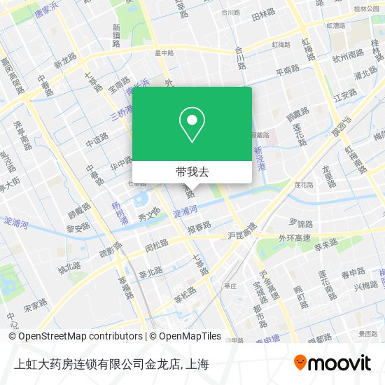 上虹大药房连锁有限公司金龙店地图