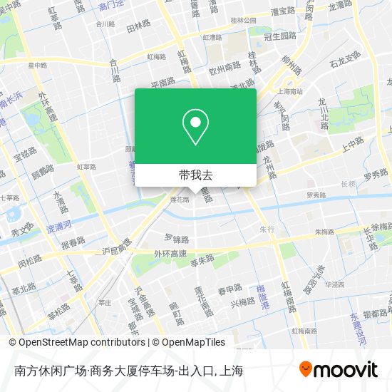 南方休闲广场·商务大厦停车场-出入口地图