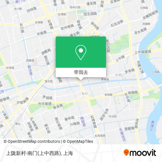 上陇新村-南门(上中西路)地图
